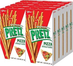Glico Pretz Pizza Snack Sticks 1.09oz 10ct